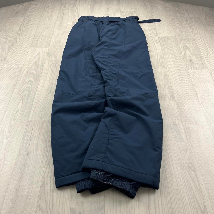 VINTAGE Y2K COLUMBIA BAGGY SKI PANTS SALOPETTES NAVY