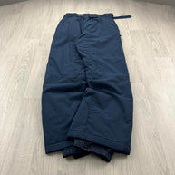 VINTAGE Y2K COLUMBIA BAGGY SKI PANTS SALOPETTES NAVY