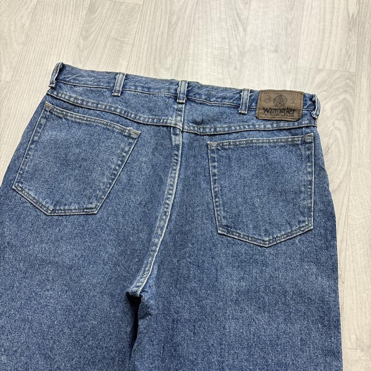 VINTAGE 00s WRANGLER BAGGY LOOSE JORTS BLUE