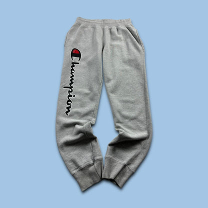 VINTAGE CHAMPION REVERSE WEAVE BAGGY COTTON SWEATPANTS GREY