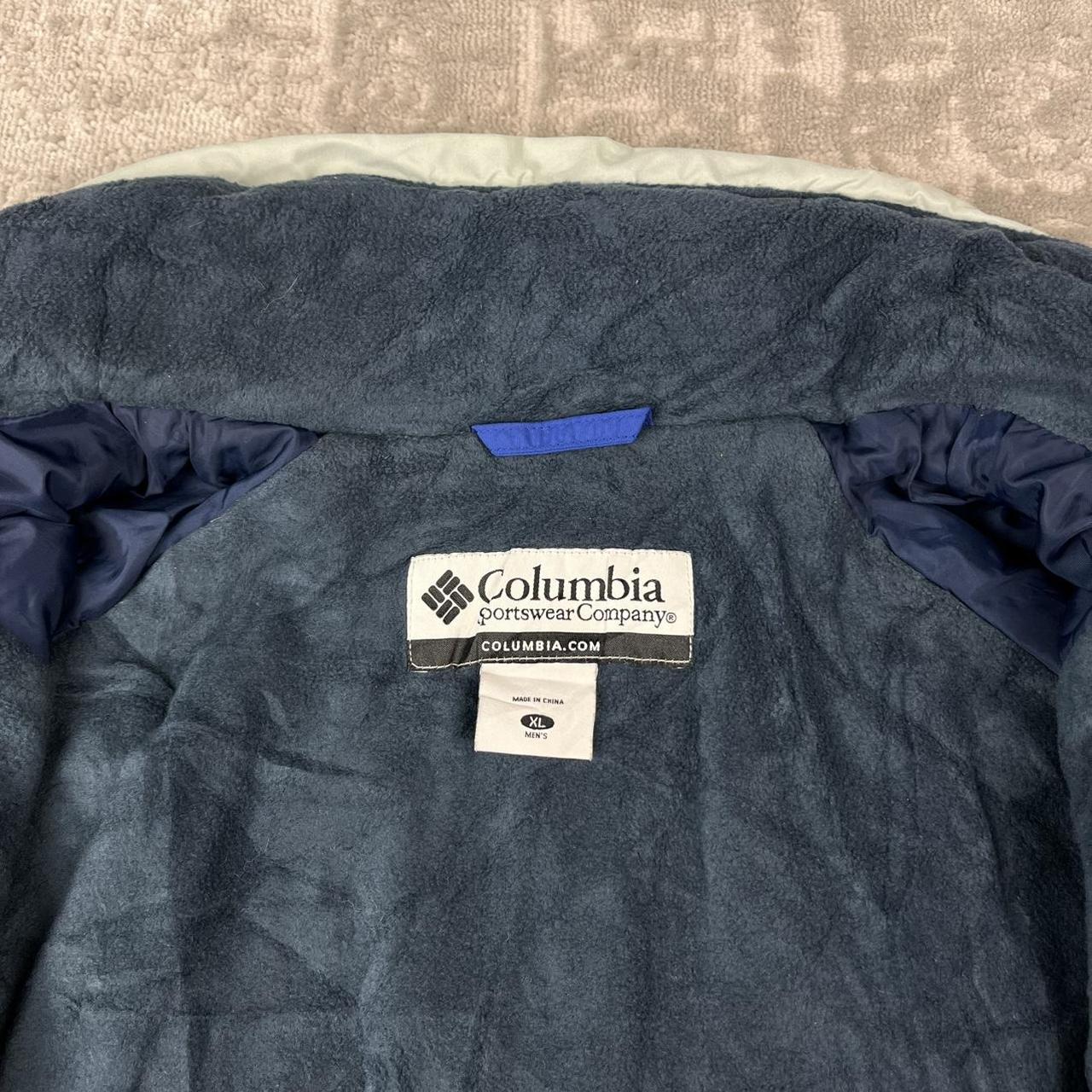 VINTAGE 00s COLUMBIA TECHNICAL PADDED UTILITY JACKET BLUE
