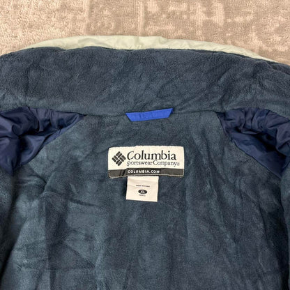 VINTAGE 00s COLUMBIA TECHNICAL PADDED UTILITY JACKET BLUE