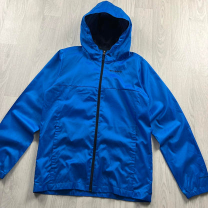 VINTAGE 00s COLUMBIA TECHNICAL HOODED LIGHTWEIGHT JACKET BLUE