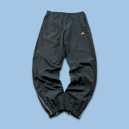 VINTAGE Y2K ADIDAS BAGGY TRACKSUIT BOTTOMS GREY