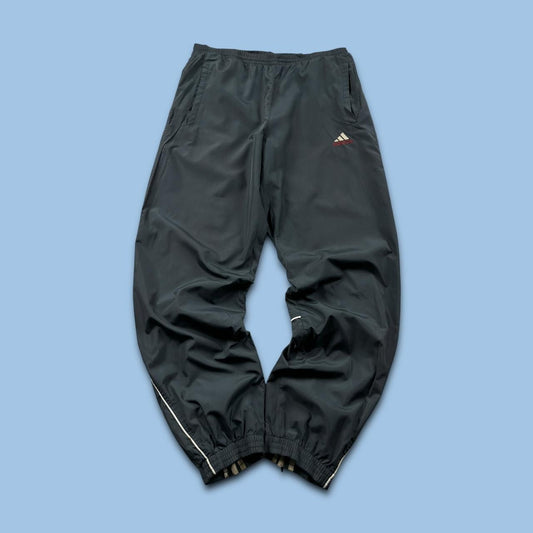 VINTAGE Y2K ADIDAS BAGGY TRACKSUIT BOTTOMS GREY