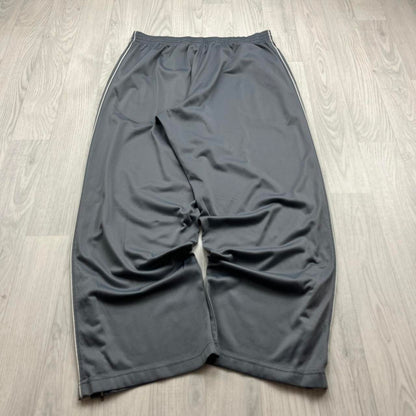 VINTAGE Y2K NIKE BASKETBALL WIDE LEG BAGGY TRACKSUIT BOTTOMS GREY