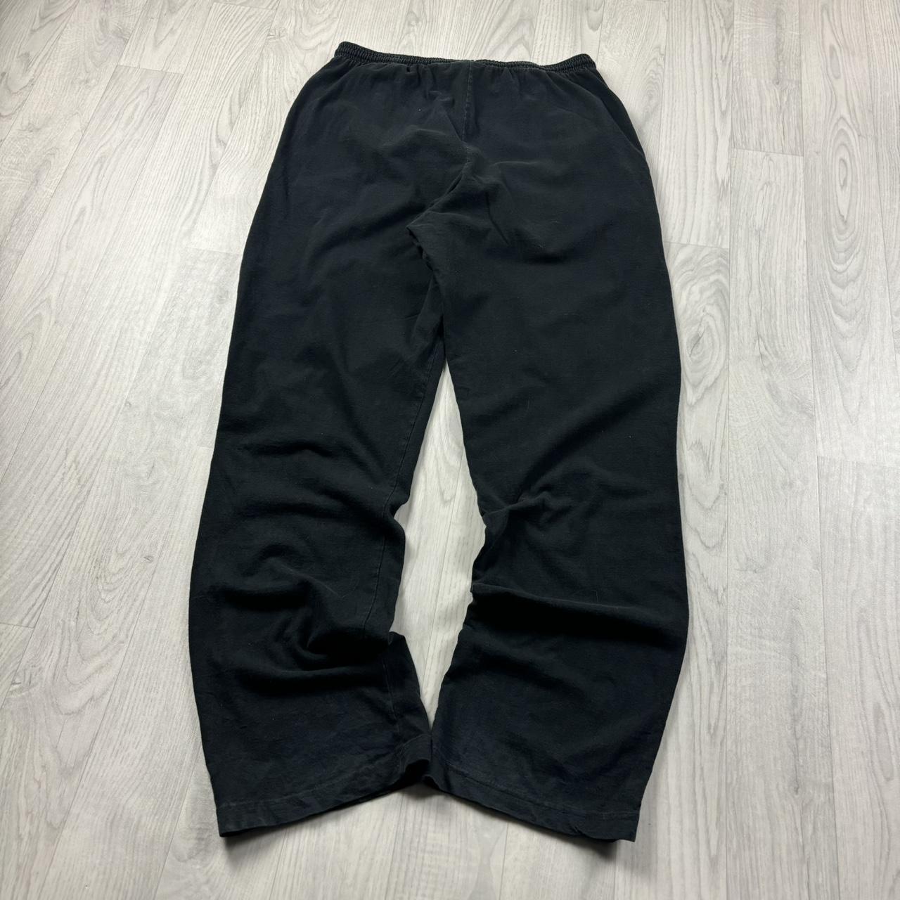 VINTAGE 00s CHAMPION BAGGY LIGHTWEIGHT SWEATPANTS BLACK