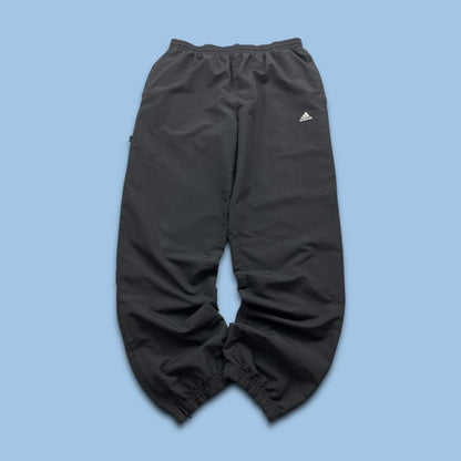 VINTAGE Y2K ADIDAS BAGGY TRACKSUIT BOTTOMS BLACK