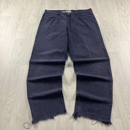 VINTAGE WESTEX BAGGY CARPENTER JEANS PURPLE (38x32)