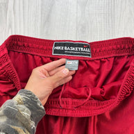 VINTAGE Y2K NIKE BAGGY BASKETBALL SPORT SHORTS RED