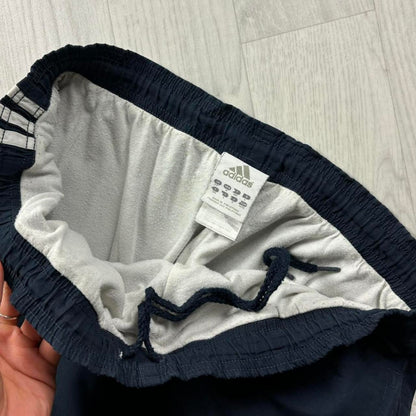VINTAGE Y2K ADIDAS BAGGY TRACKSUIT BOTTOMS NAVY