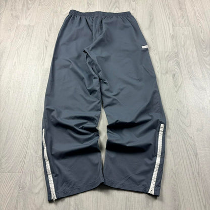 VINTAGE Y2K ADIDAS BAGGY TRACKSUIT BOTTOMS GREY