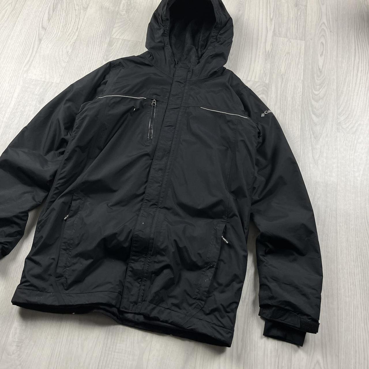 VINTAGE 00s COLUMBIA HOODED JACKET BLACK