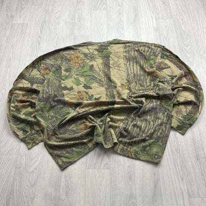 VINTAGE Y2K JERZEES REALTREE LONG SLEEVE T SHIRT CAMO