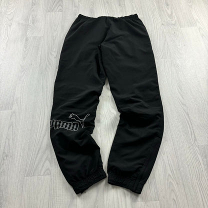 VINTAGE Y2K PUMA BAGGY TRACKSUIT BOTTOMS BLACK