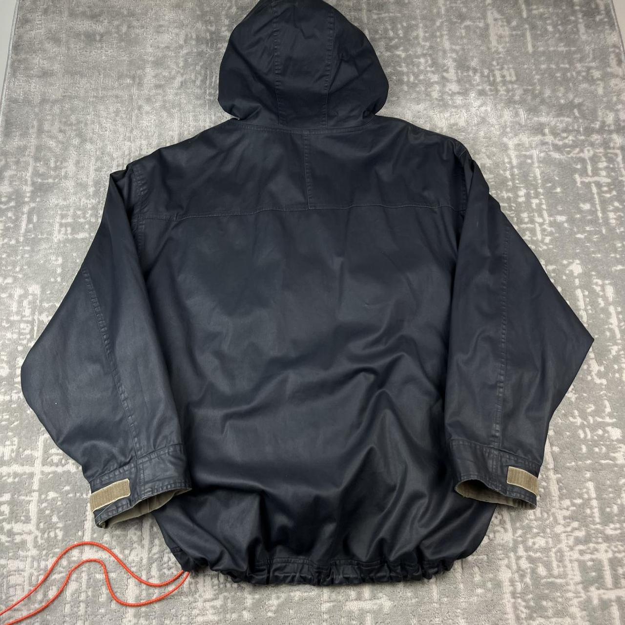 VINTAGE Y2K GAP TECHNICAL UTILITY HOODED WADING JACKET NAVY