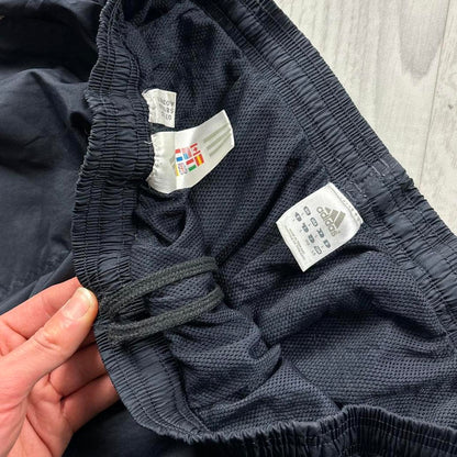VINTAGE Y2K ADIDAS BAGGY TRACKSUIT BOTTOMS GREY