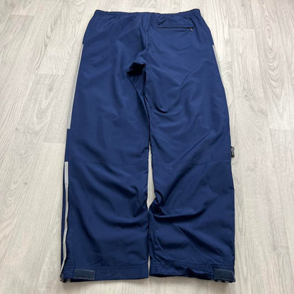 VINTAGE Y2K ADIDAS BAGGY TRACKSUIT BOTTOMS NAVY