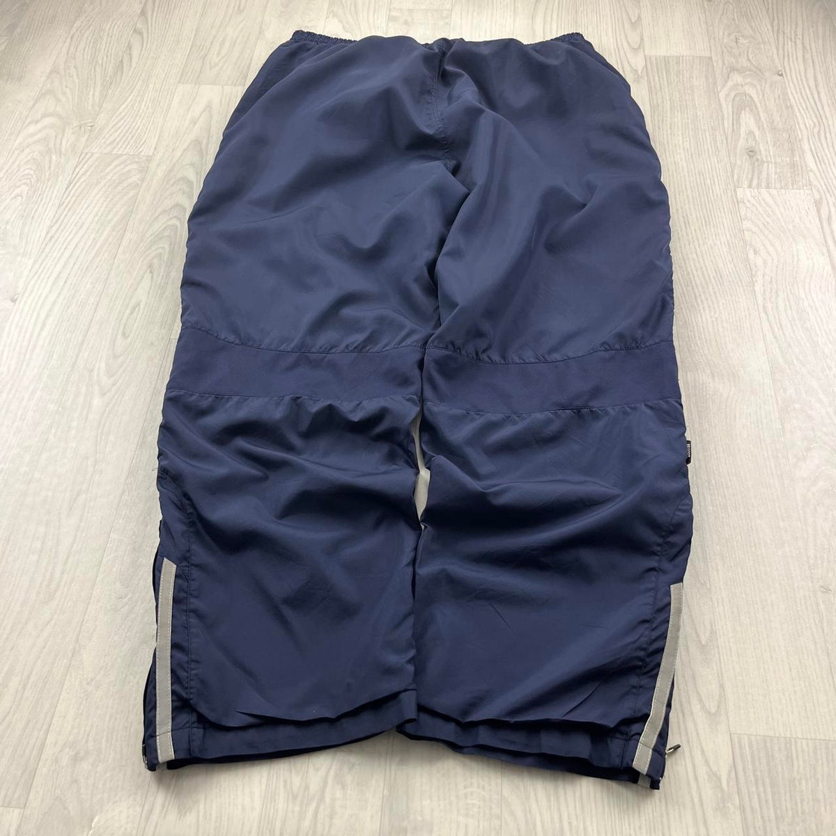 VINTAGE Y2K STARTER BAGGY TRACKSUIT BOTTOMS NAVY