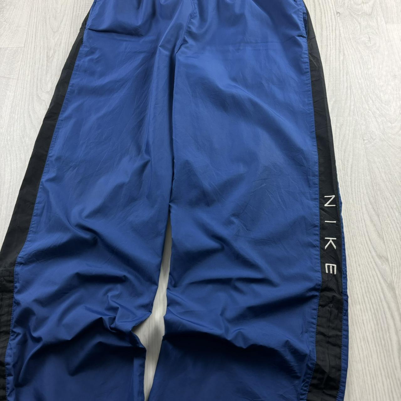 VINTAGE Y2K NIKE BAGGY TRACKSUIT BOTTOMS BLUE