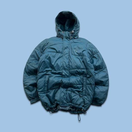 VINTAGE Y2K ONEILL SKI PUFFER JACKET BLUE TEAL
