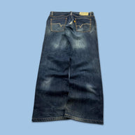 VINTAGE Y2K EDWIN XV SERIES BAGGY JEANS NAVY BLUE