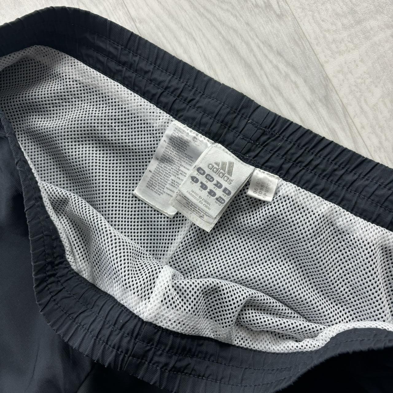VINTAGE Y2K ADIDAS LOW RISE BAGGY TRACKSUIT BOTTOMS NAVY