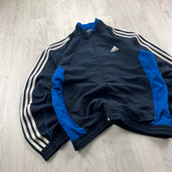 VINTAGE Y2K ADIDAS WINDBREAKER TRACK JACKET NAVY