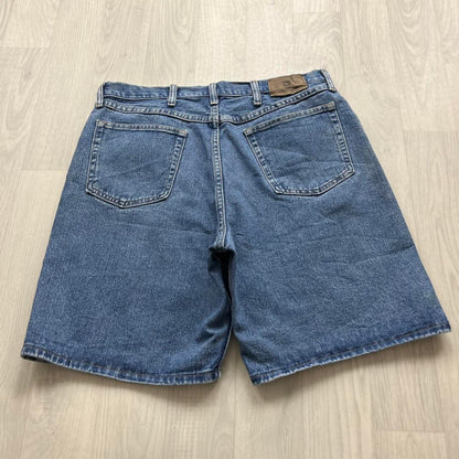 VINTAGE 00s WRANGLER BAGGY LOOSE JORTS BLUE