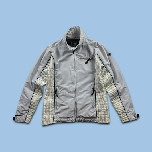 VINTAGE 00s QUIKSILVER TECHNICAL SKI JACKET LILAC WHITE