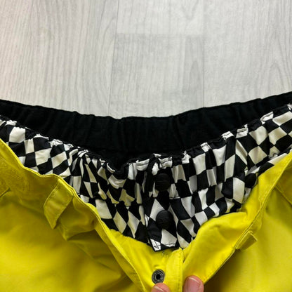 VINTAGE Y2K TRESSPASS WIDE LEG SKI PANTS SALOPETTES YELLOW