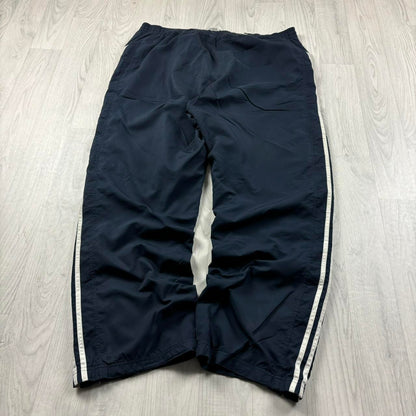 VINTAGE Y2K ADIDAS BAGGY TRACKSUIT BOTTOMS NAVY
