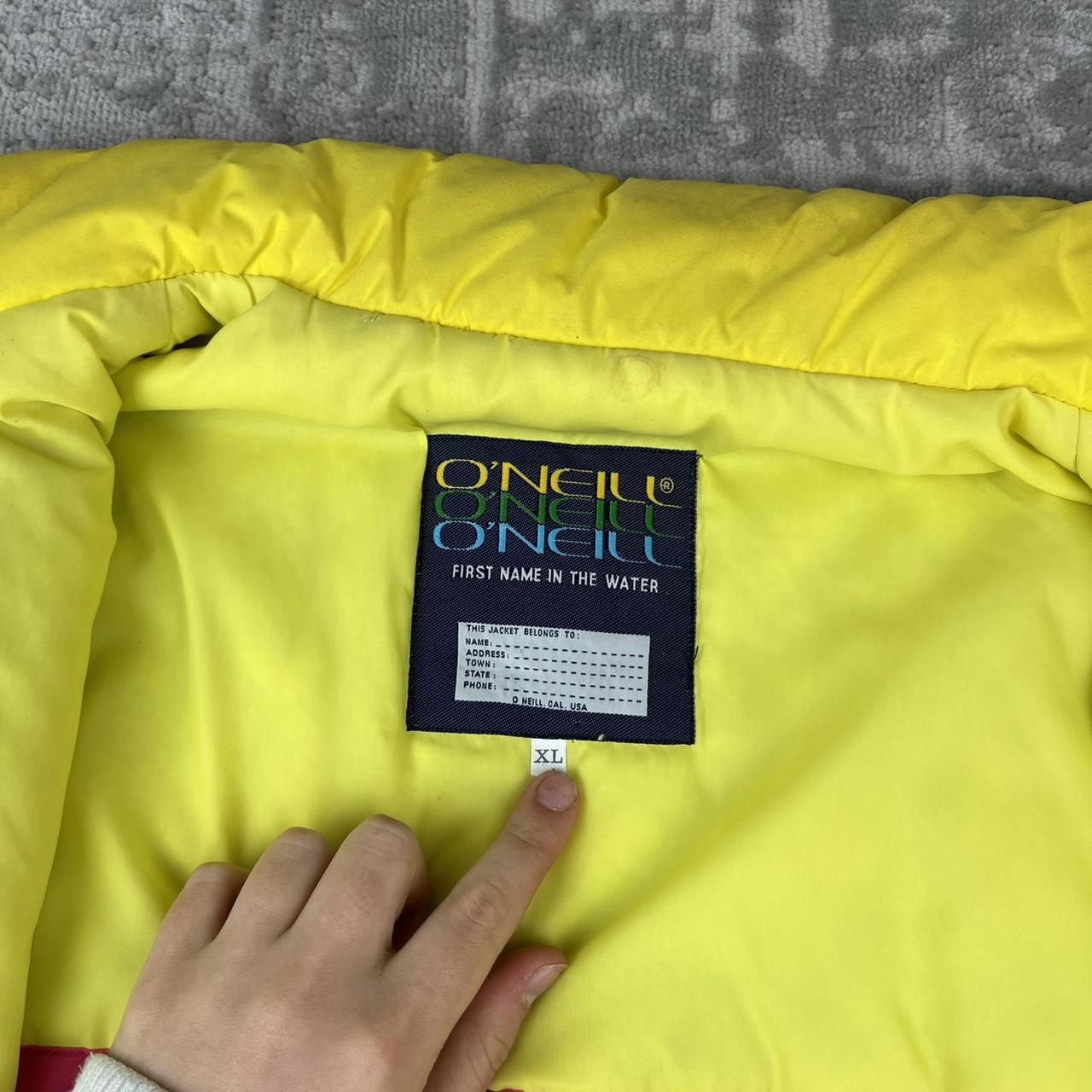 VINTAGE 90s ONEILL PADDED PUFFER SKI JACKET BLUE