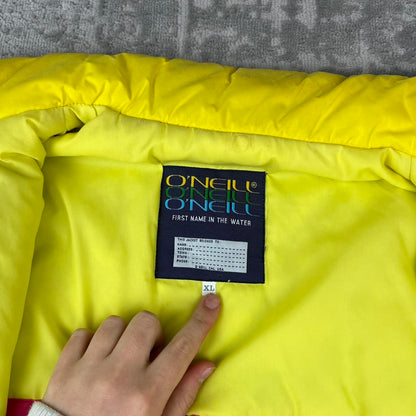 VINTAGE 90s ONEILL PADDED PUFFER SKI JACKET BLUE