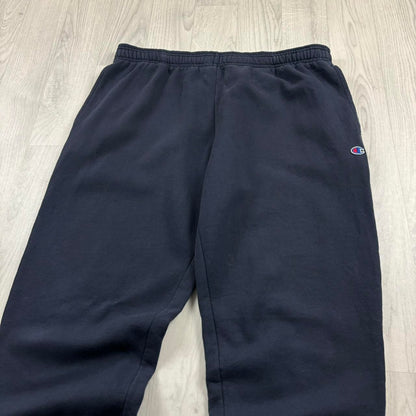 VINTAGE 00s CHAMPION BAGGY COTTON SWEATPANTS NAVY