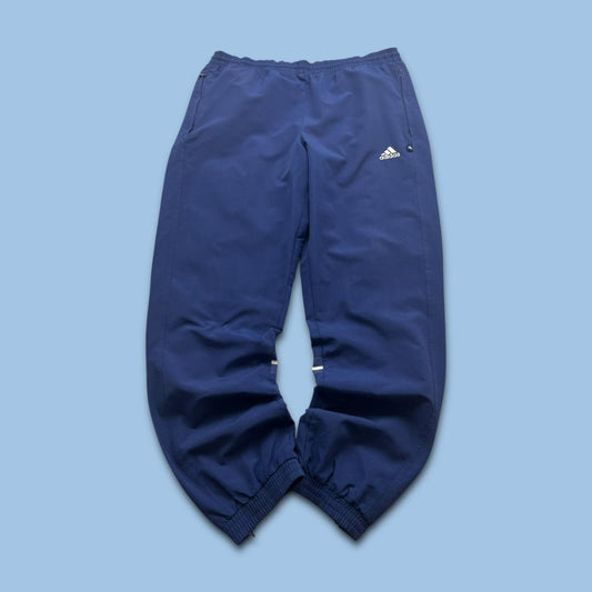 VINTAGE Y2K ADIDAS BAGGY TRACKSUIT BOTTOMS NAVY