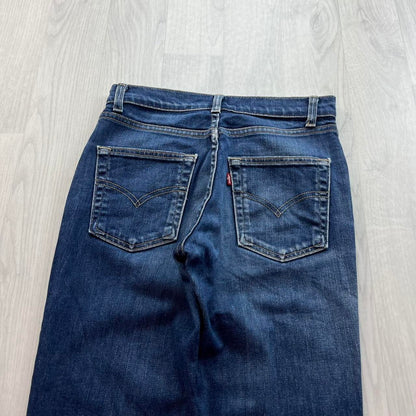 VINTAGE Y2K LEVIS MID RISE BOOTCUT JEANS NAVY BLUE