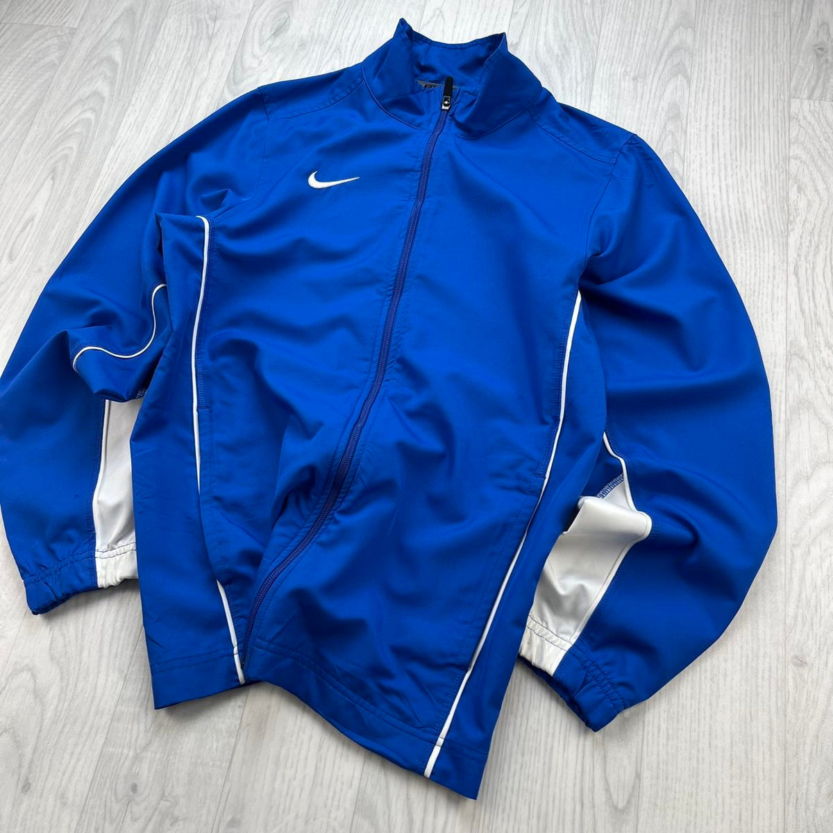 VINTAGE 00s NIKE TRACK JACKET BLUE