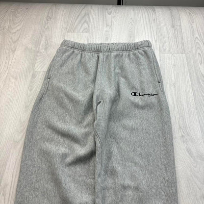 CHAMPION REVERSE WEAVE COTTON SWEATPANTS GREY
