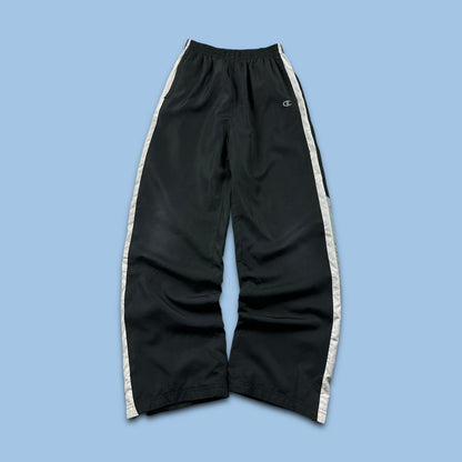 VINTAGE Y2K CHAMPION BAGGY TRACKSUIT BOTTOMS BLACK