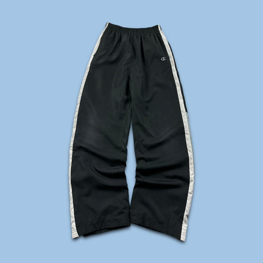 VINTAGE Y2K CHAMPION BAGGY TRACKSUIT BOTTOMS BLACK
