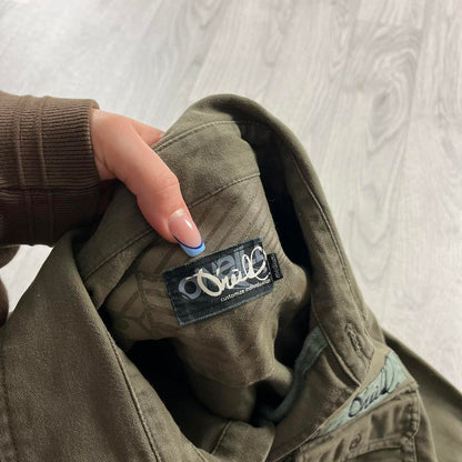 VINTAGE O’NEILL LONG SLEEVE UTILITY SHIRT KHAKI