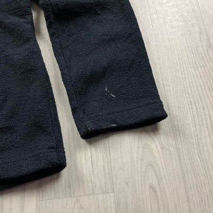 VINTAGE Y2K TOMMY HILFIGER ZIP FLEECE HOODIE BLACK
