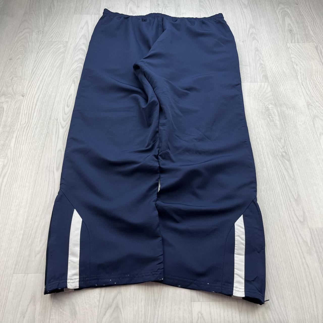 VINTAGE Y2K RUSSELL ATHLETIC BAGGY TRACKSUIT BOTTOMS NAVY