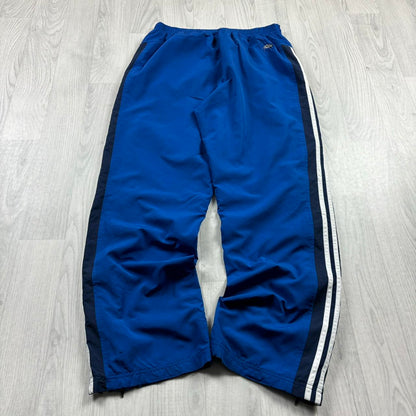 VINTAGE Y2K ADIDAS BAGGY TRACKSUIT BOTTOMS BLUE