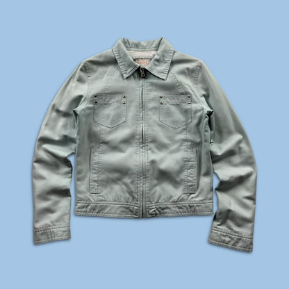 VINTAGE Y2K COLINS UTILITY JACKET BABY BLUE (XXS)