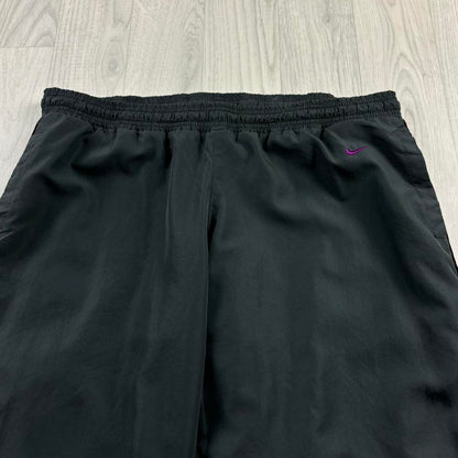 VINTAGE Y2K NIKE LOW RISE BAGGY TRACKSUIT BOTTOMS GREY