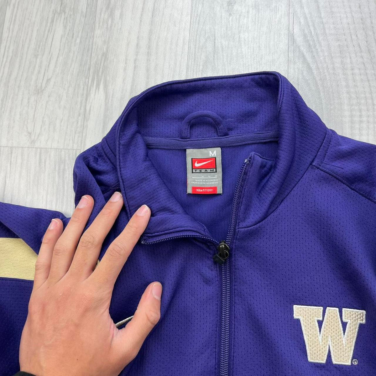 VINTAGE Y2K NIKE WASHINGTON TRACK JACKET PURPLE