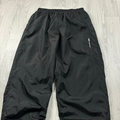 VINTAGE Y2K REEBOK BAGGY TRACKSUIT BOTTOMS BLACK