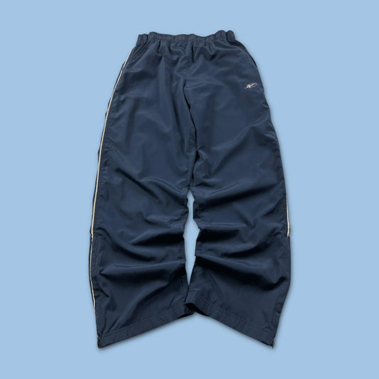 VINTAGE Y2K REEBOK BAGGY TRACKSUIT BOTTOMS NAVY